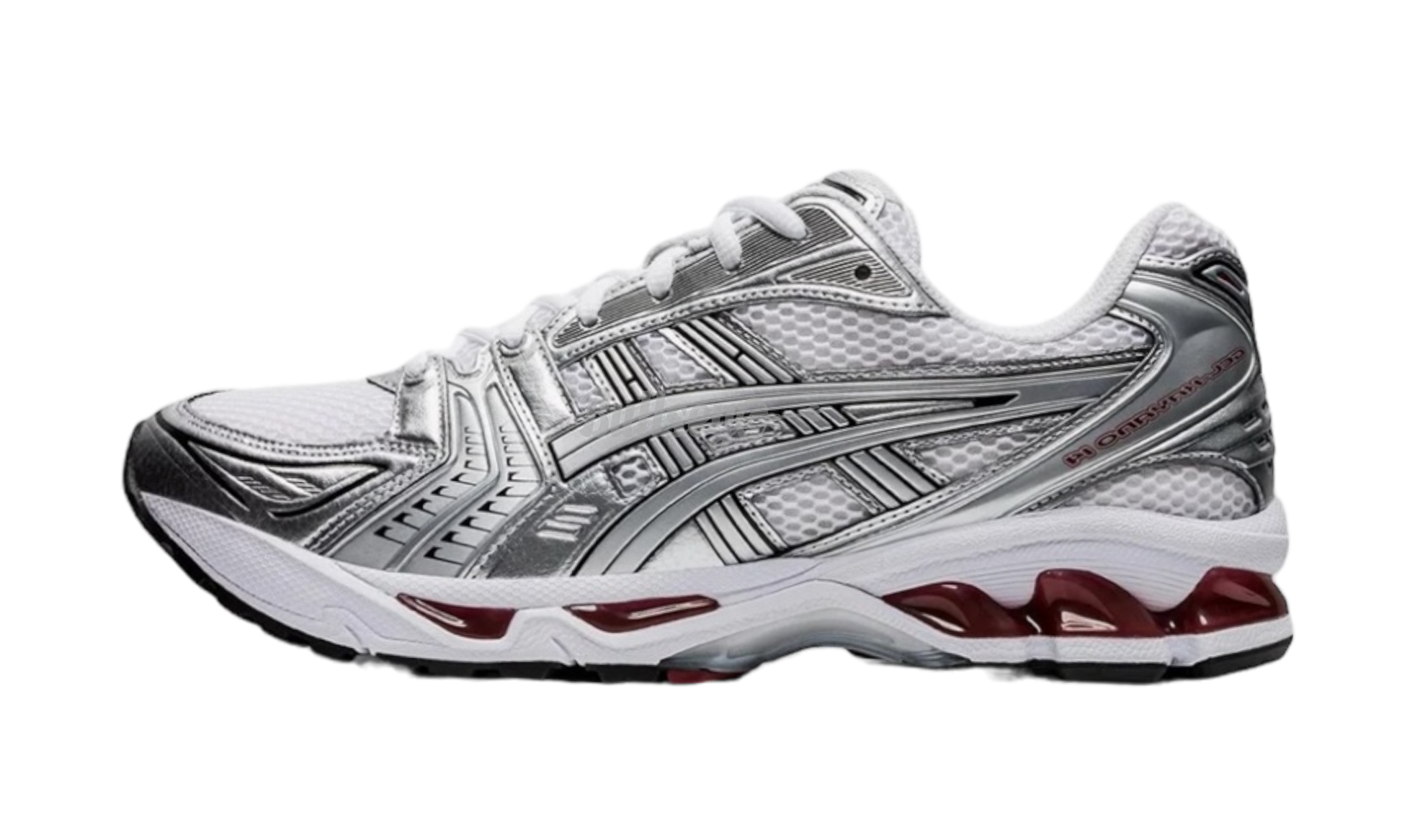 ASICS Gel-Kayano 14 "White Red/Pure Silver"-Bullseye Sneaker Boutique