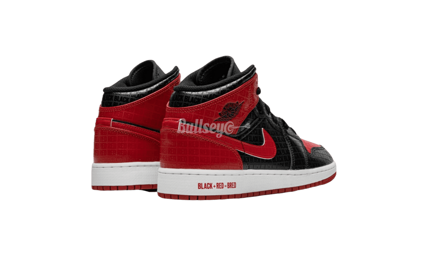 Air Jordan 1 Mid SS "Bred Text" - Bullseye Sneaker Boutique