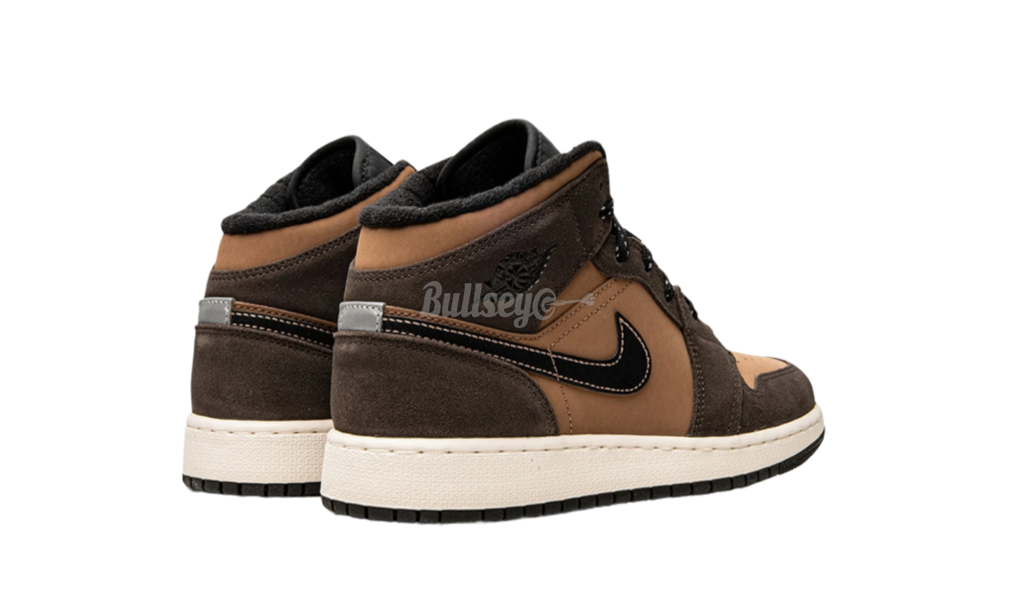 Air Jordan 1 Mid SE "Dark Chocolate" GS