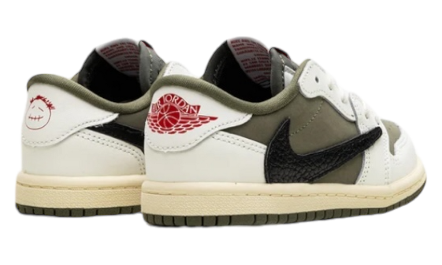 Air Jordan 1 Retro Low OG SP "Travis Scott Medium Olive" Toddler