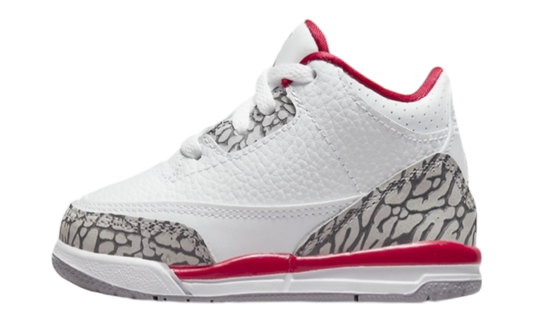 Air Jordan 3 Retro "Cardinal Red" Toddler