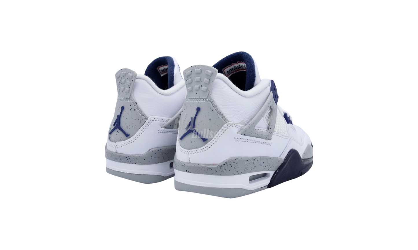 Air Jordan 4 Retro "White Midnight Navy" GS