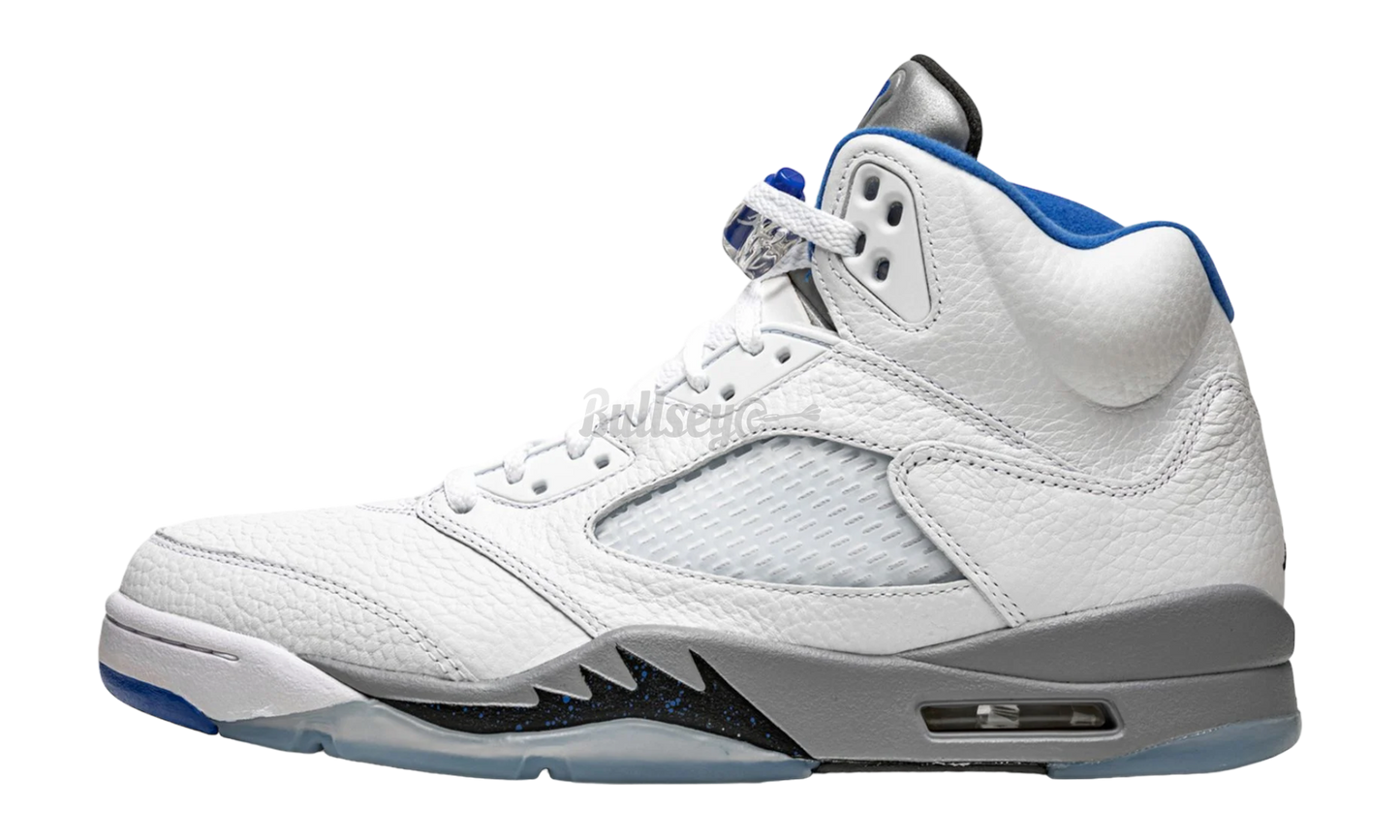 Air Jordan 5 Retro "White Stealth"-Bullseye Sneaker Boutique