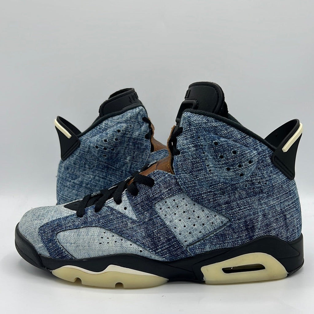 Air Jordan 6 Retro "Washed Denim" (PreOwned)-Bullseye Sneaker Boutique