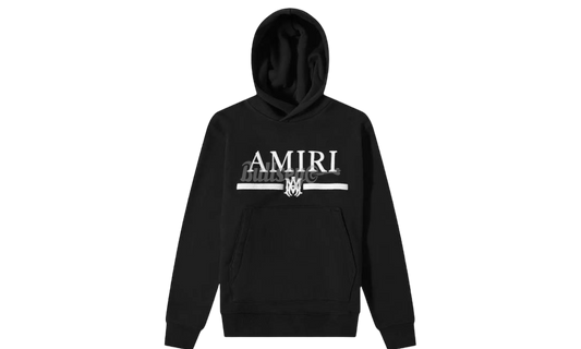 Amiri MA Bar Embroidery Black Hoodie-Bullseye Sneaker Boutique