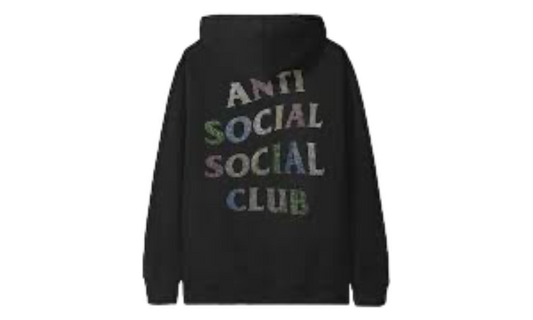 Anti-Social Club "NT" Black Hoodie-Bullseye Sneaker Boutique