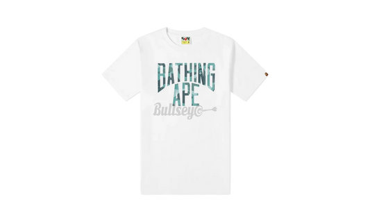 Bape A Bathing Ape Camo NYC Logo White/Green T-Shirt-Bullseye Sneaker Boutique