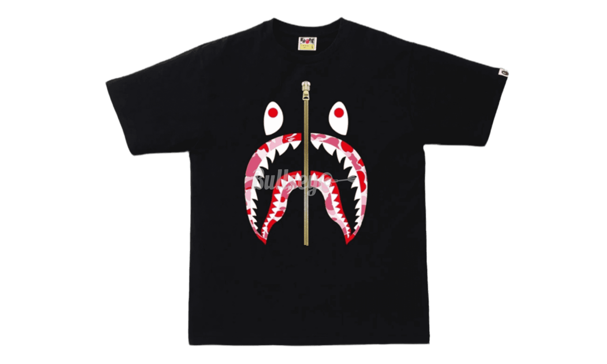 Bape ABC Black/Pink Camo Shark T-Shirt-Bullseye Sneaker Boutique