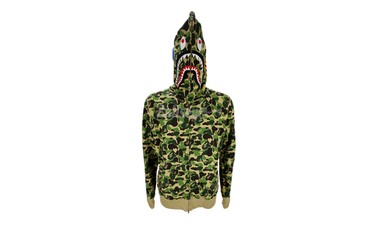 Bape ABC Green Camo Shark Full Zip Hoodie-Bullseye Sneaker Boutique