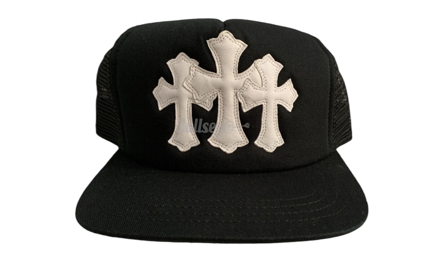 Chrome Hearts Cemetery Trucker Black Hat-Bullseye Sneaker Boutique