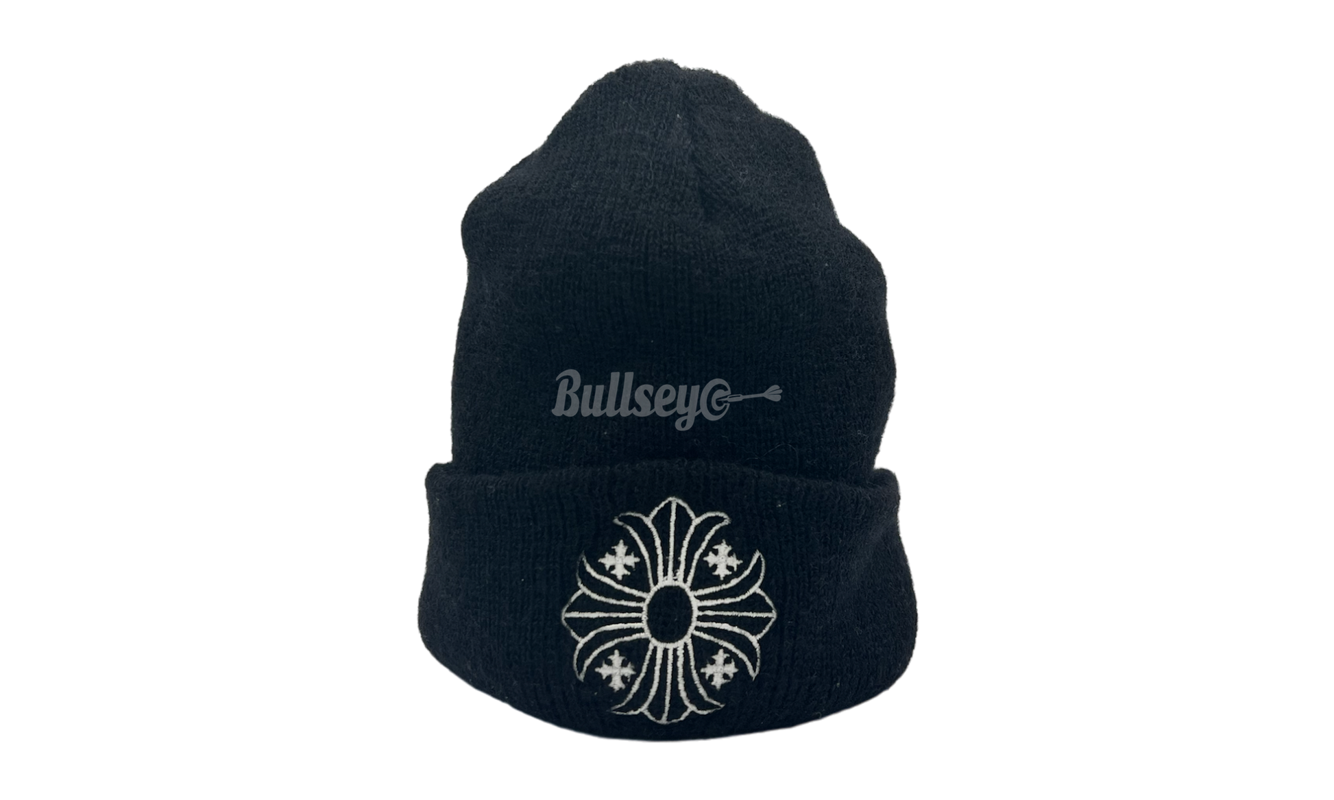 Chrome Hearts Cross Black/White Beanie-Bullseye Sneaker Boutique