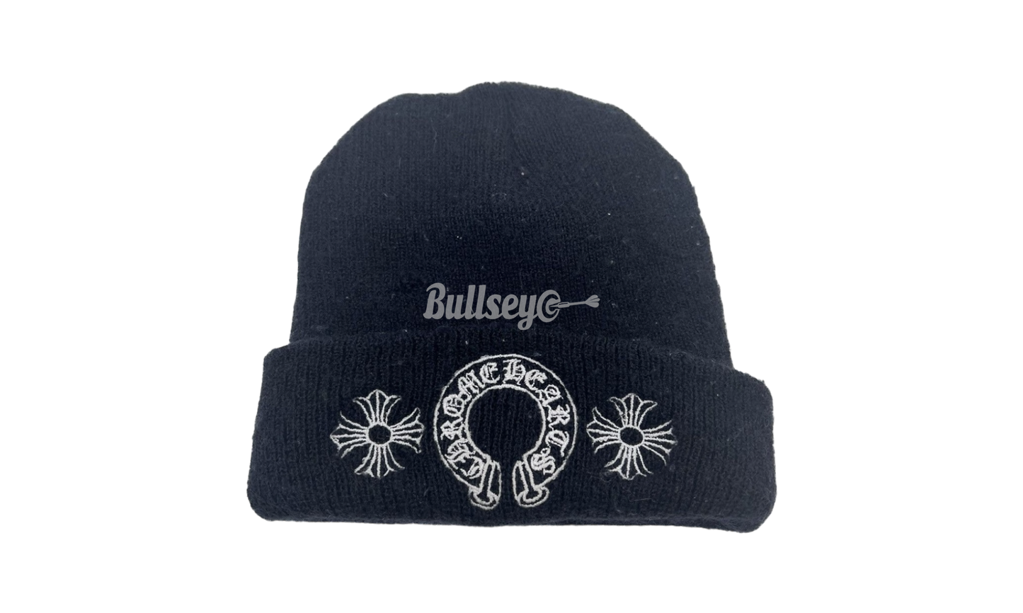 Chrome Hearts Horseshoe Black Beanie (PreOwned)-Bullseye Sneaker Boutique