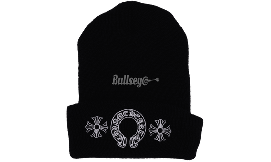 Chrome Hearts Horseshoe Black Beanie-Bullseye Sneaker Boutique