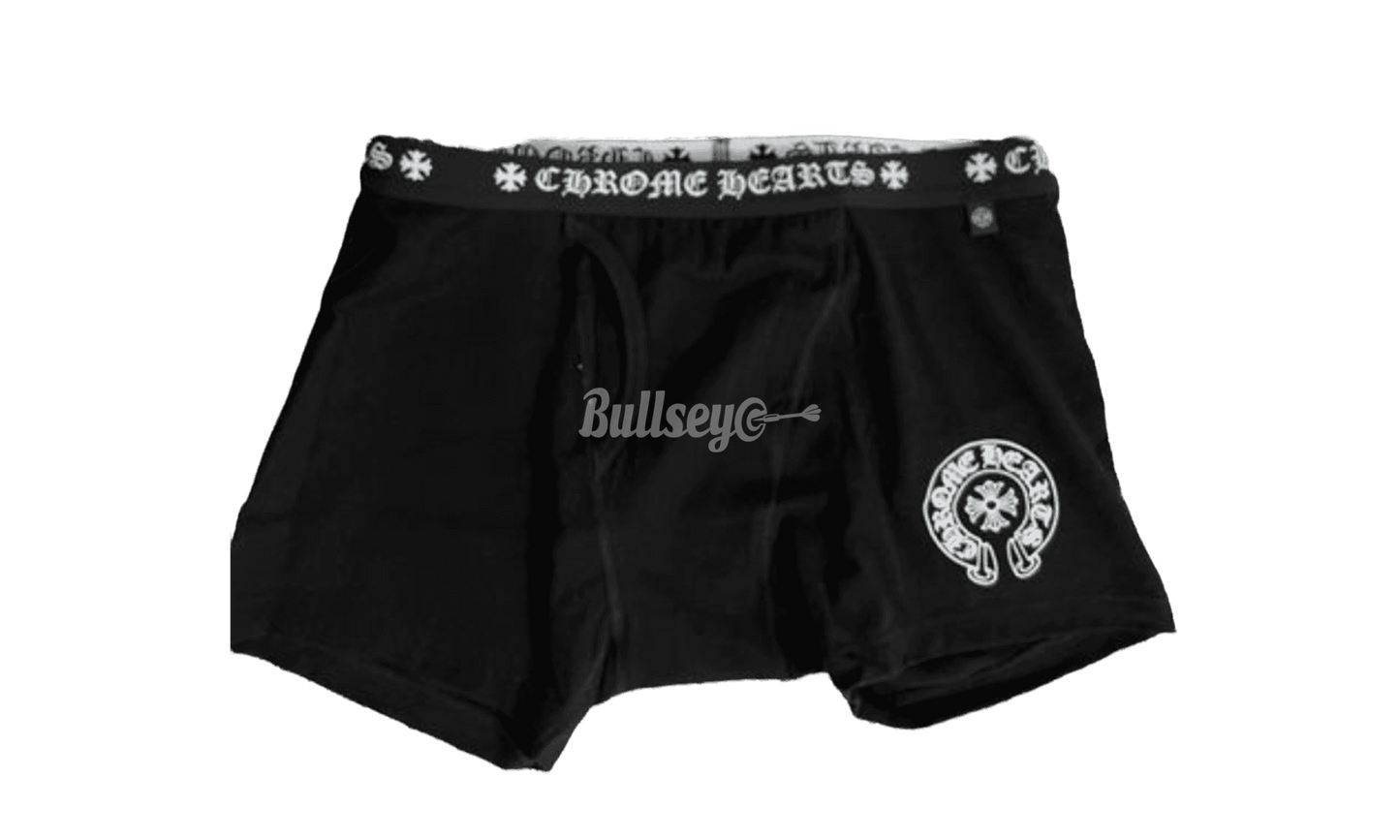 Chrome Hearts Horseshoe Black Boxer Briefs-Bullseye Sneaker Boutique