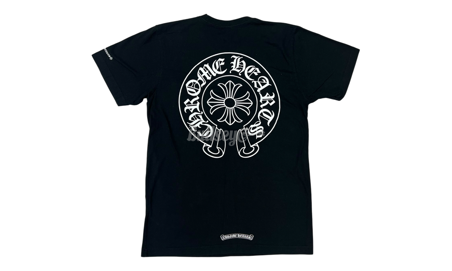 Chrome Hearts Horseshoe Black T-Shirt-Bullseye Sneaker Boutique