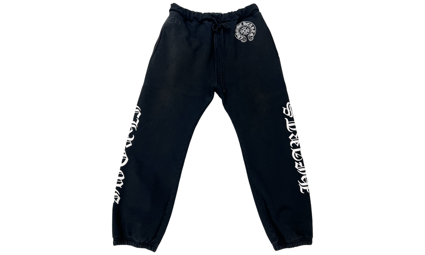 Chrome Hearts Horseshoe Fu*k You Pocket Black Sweatpants (PreOwned)