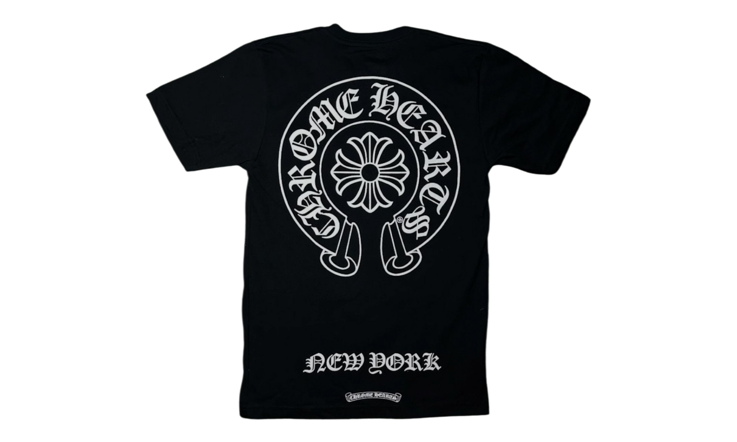 Chrome Hearts Horseshoe New York Black T-Shirt