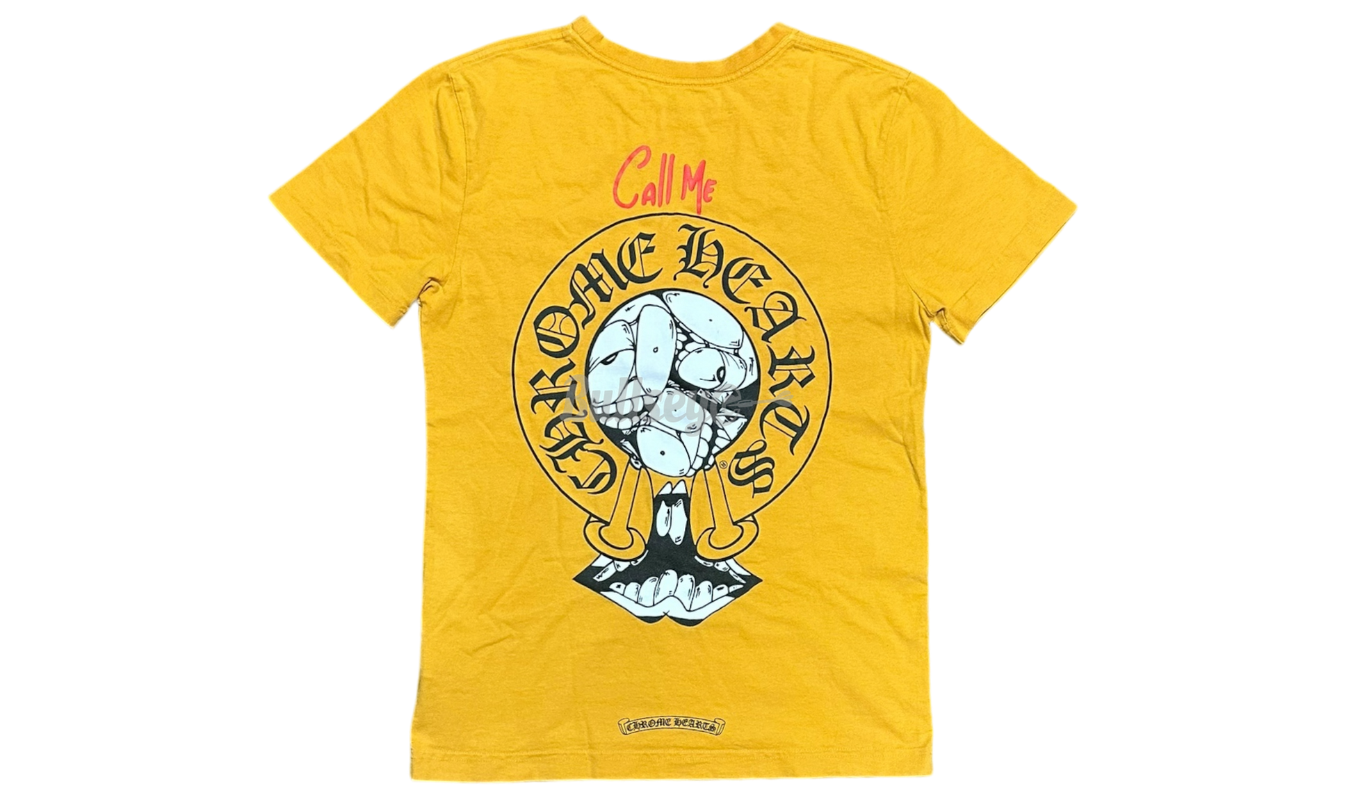 Chrome Hearts Matty Boy Call Me Yellow T-Shirt (PreOwned)-Bullseye Sneaker Boutique