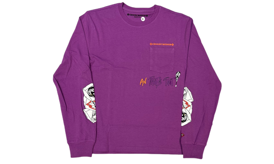 Chrome Hearts Matty Boy "I Want More Not Less Purple" Longsleeve T-Shirt