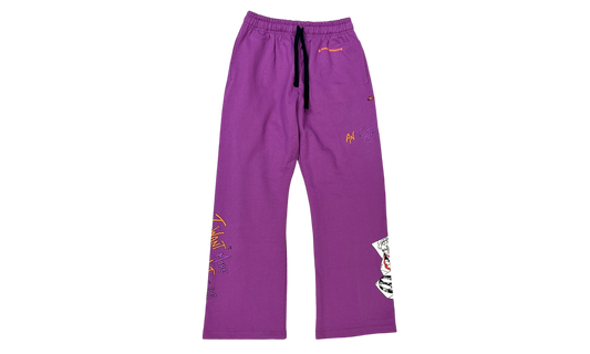 Chrome Hearts Matty Boy "I Want More Not Less Purple" Sweatpants