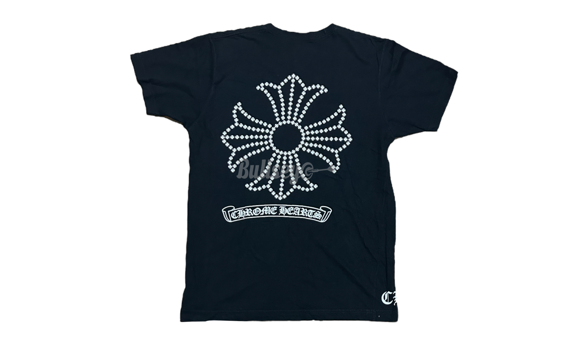 Chrome Hearts Stars Scroll Label Black T-Shirt-Bullseye Sneaker Boutique