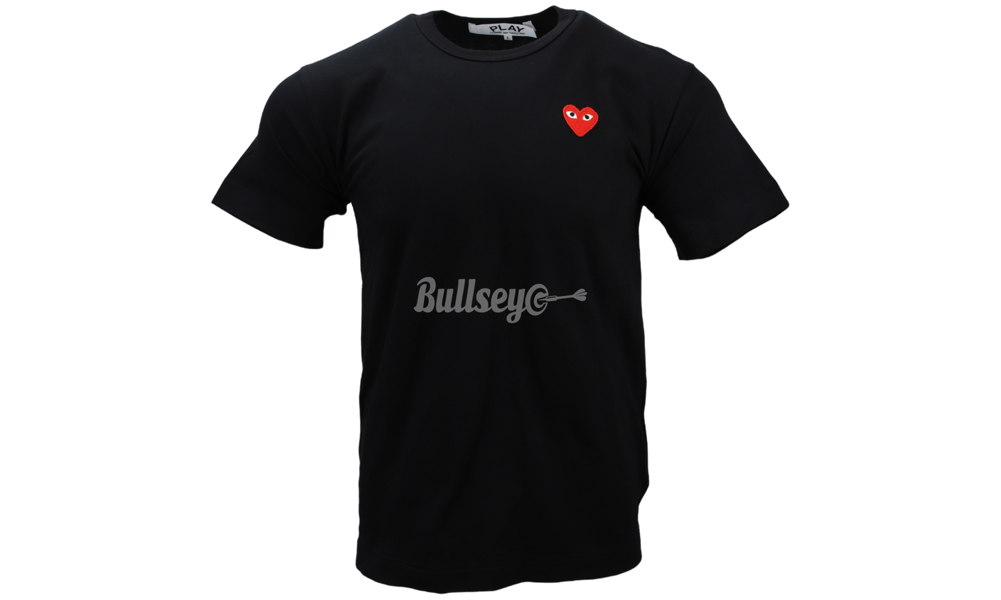 Comme Des Garcons PLAY "Embroidered Red Heart" Black T-Shirt-Bullseye Sneaker Boutique