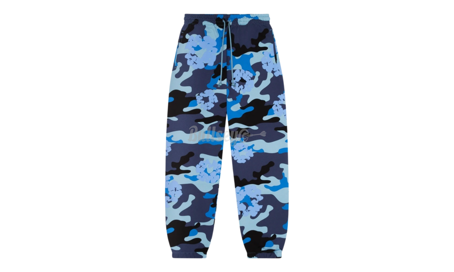 Denim Tears Cotton Wreath Blue Camo Sweatpants