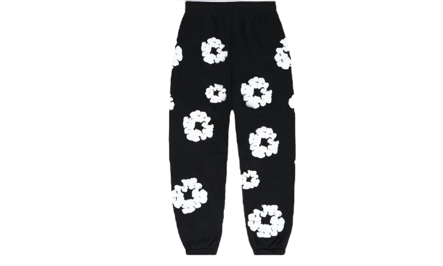 Denim Tears The Cotton Wreath Sweatpants Black