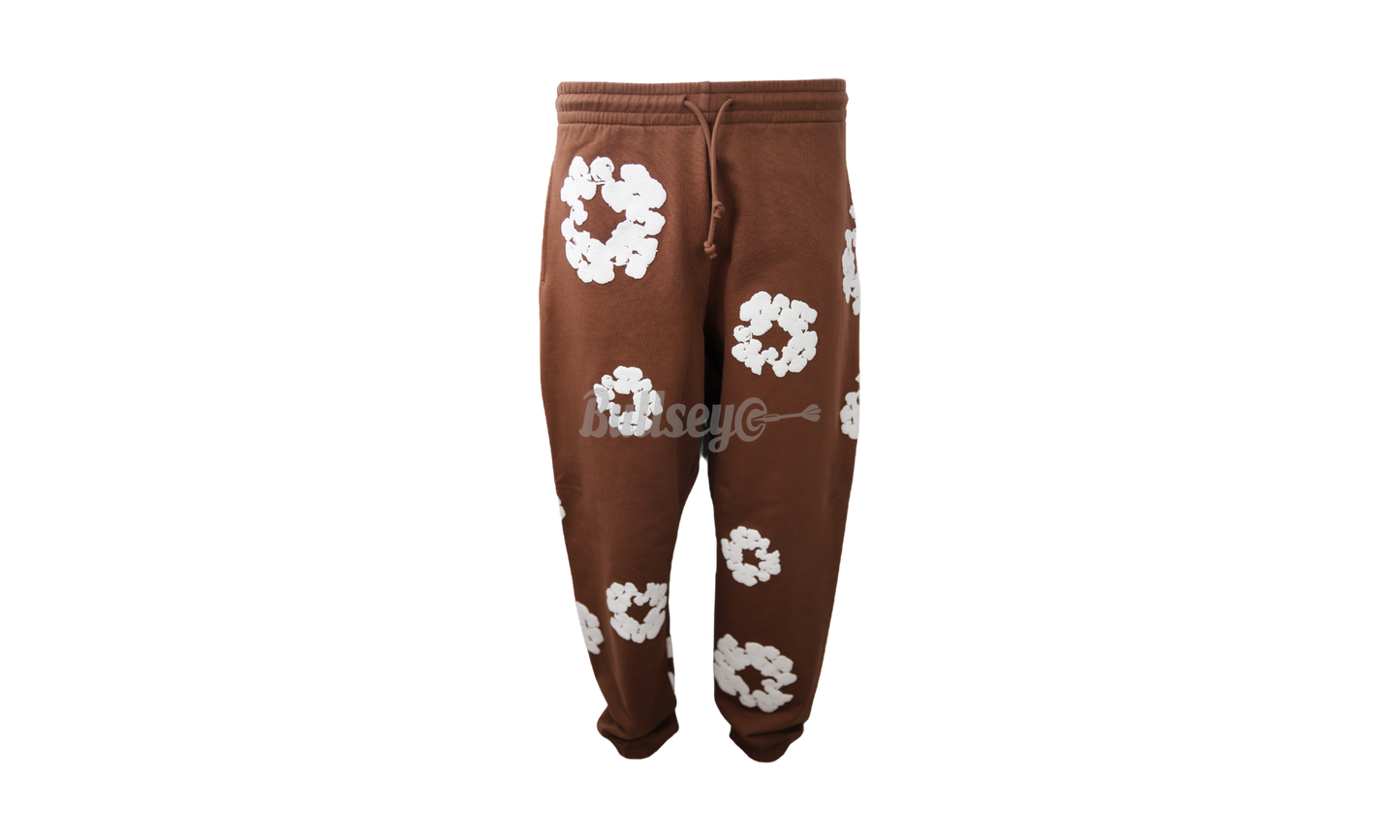 Denim Tears The Cotton Wreath Sweatpants Brown-Bullseye Sneaker Boutique