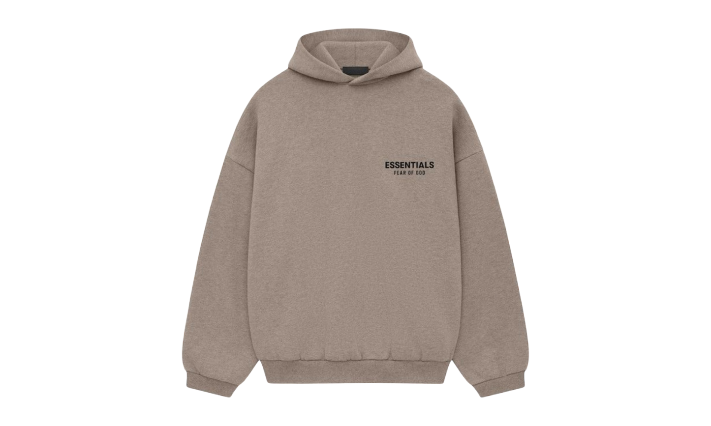 Fear Of God Essentials Core Logo Heather Grey Hoodie