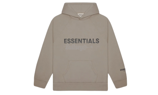 Fear of God Essentials Applique Logo "Taupe" Hoodie-Bullseye Sneaker Boutique