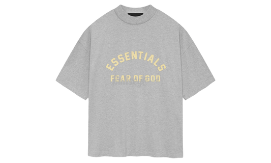 Fear of God Essentials Light Heather Grey Heavy Jersey Crewneck T-Shirt-Bullseye Sneaker Boutique