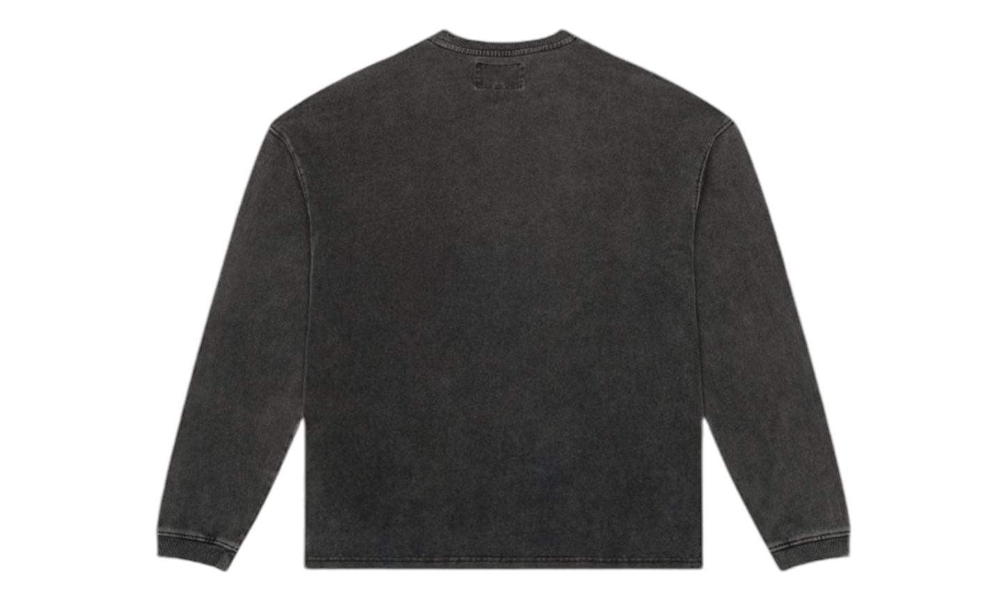 GodSpeed Valentine Grey Wash Long Sleeve T-Shirt