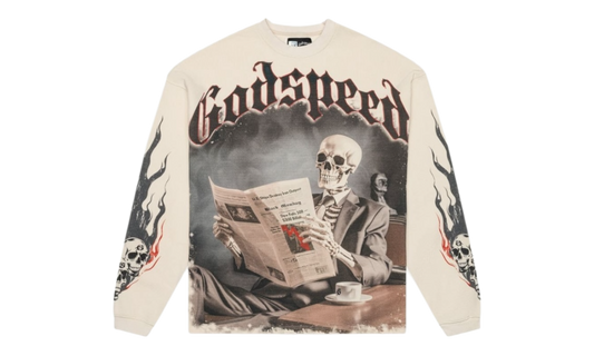 Godspeed Black Monday Bone Thermal Longsleeve T-Shirt-Bullseye Sneaker Boutique