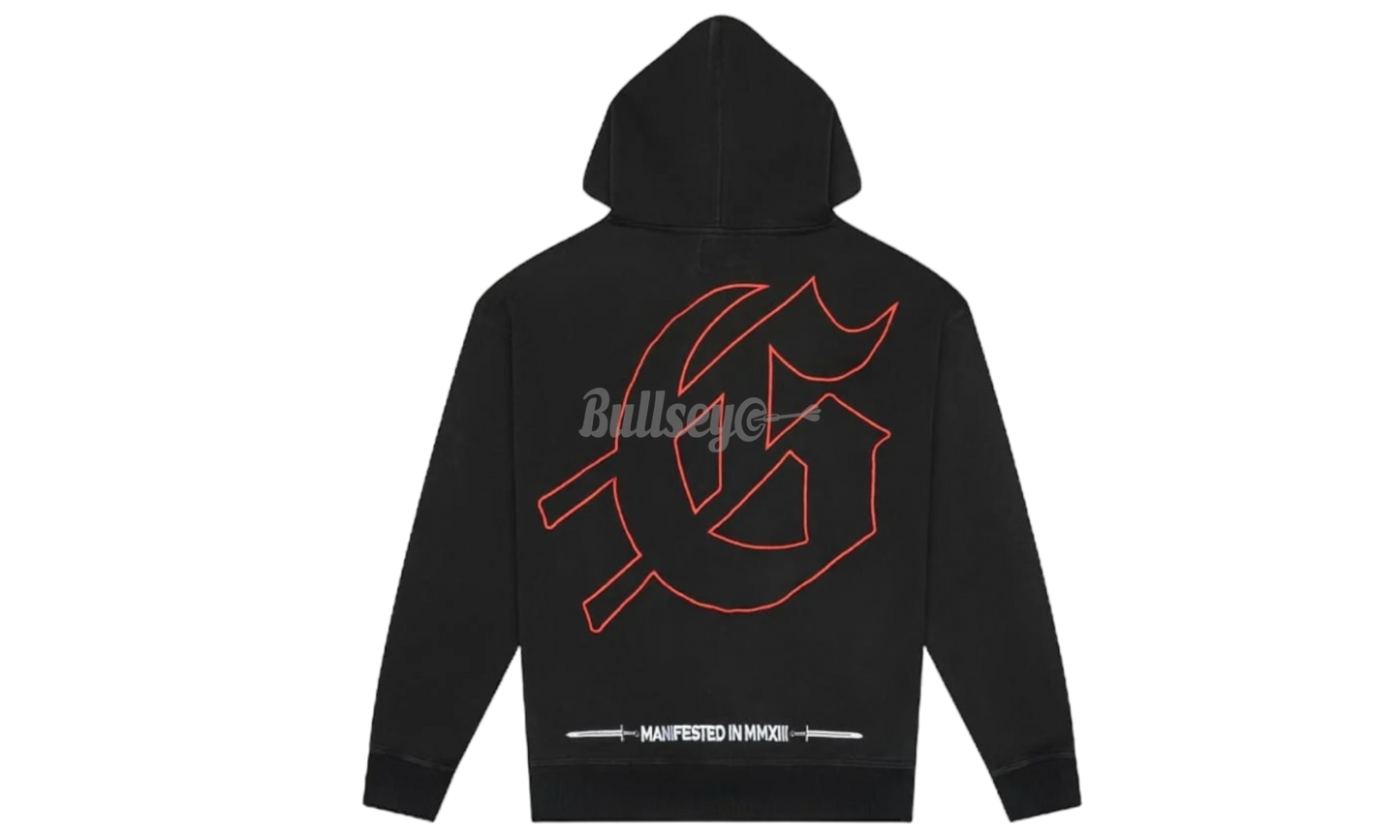 Godspeed Mankind vs Ai Embroidered Black Hoodie