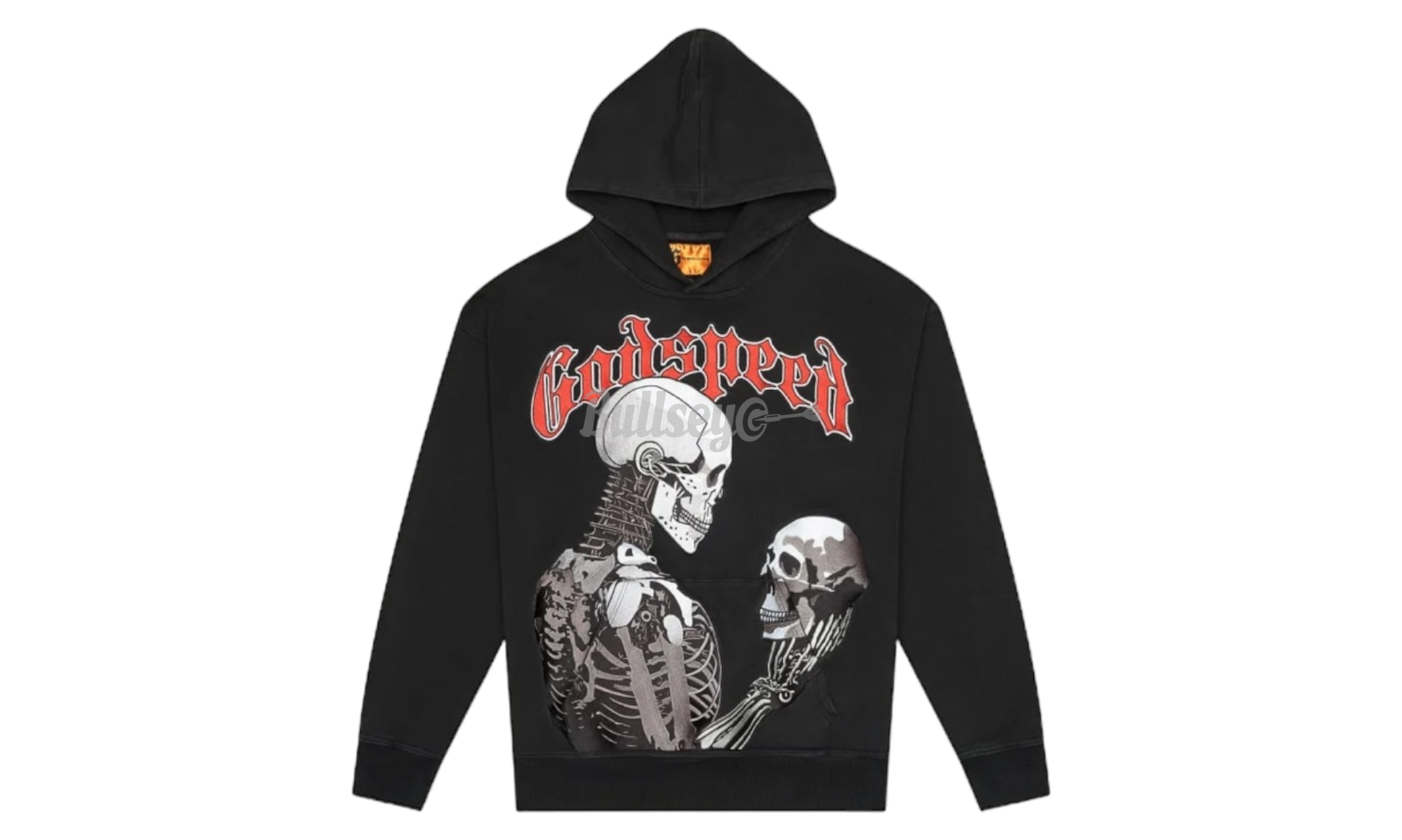 Godspeed Mankind vs Ai Embroidered Black Hoodie-Bullseye Sneaker Boutique