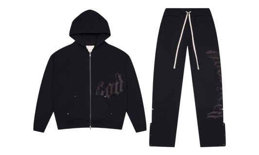 Godspeed OG Logo Black/Black V2 Sweatsuit-Bullseye Sneaker Boutique