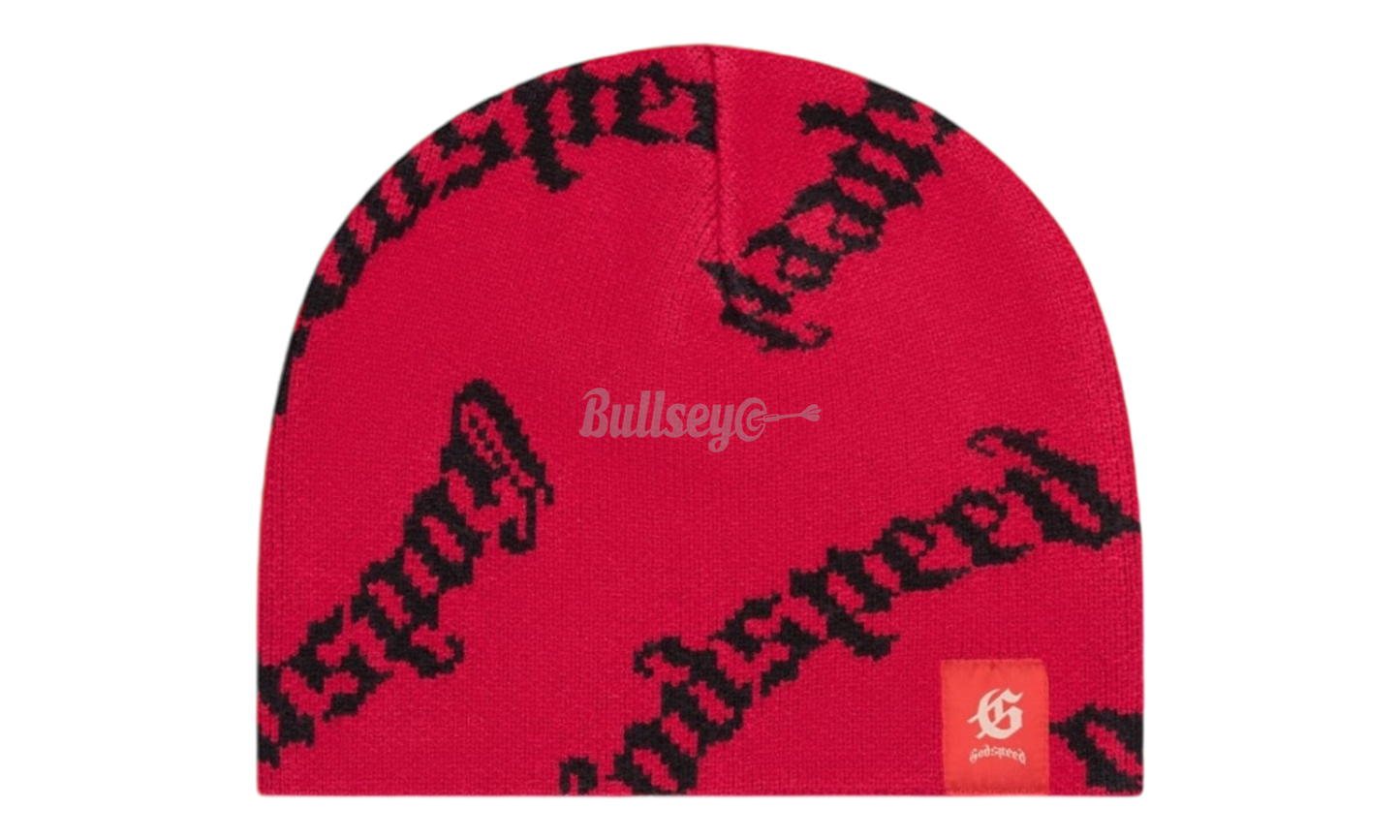 Godspeed OG Logo Red Beanie-Bullseye Sneaker Boutique