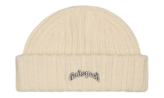 Godspeed Og Logo Emblem Creme Beanie-Bullseye Sneaker Boutique