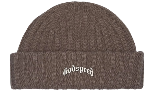 Godspeed Og Logo Emblem Grey Beanie-Bullseye Sneaker Boutique