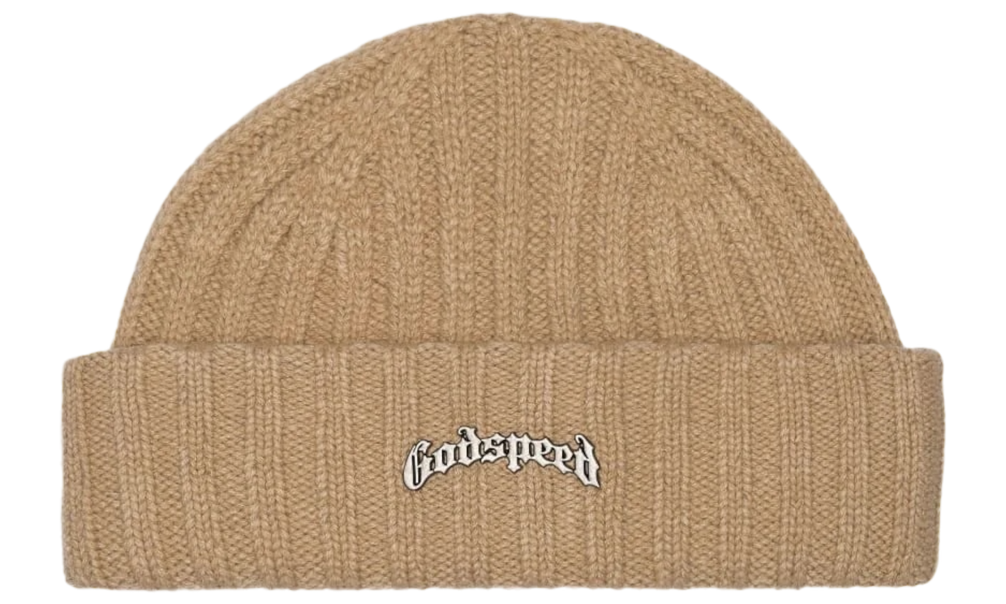 Godspeed Og Logo Emblem Khaki Beanie-Bullseye Sneaker Boutique