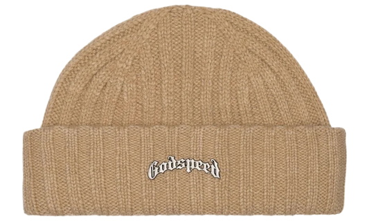 Godspeed Og Logo Emblem Khaki Beanie-Bullseye Sneaker Boutique