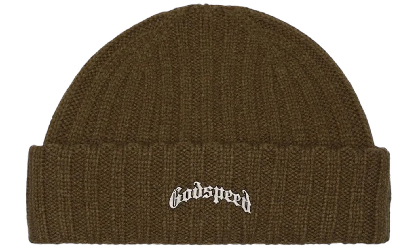 Godspeed Og Logo Emblem Olive Beanie-Bullseye Sneaker Boutique