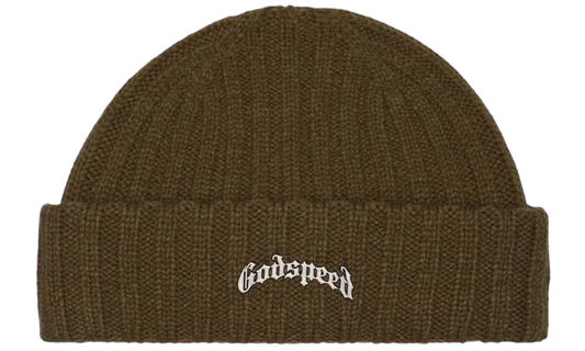 Godspeed Og Logo Emblem Olive Beanie-Bullseye Sneaker Boutique