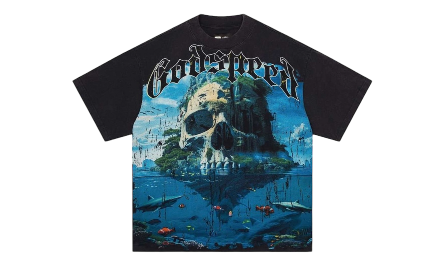 Godspeed Private Island Washed Black T-Shirt