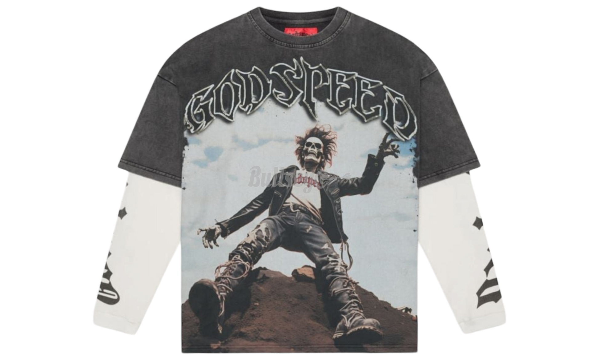 Godspeed Rocker Thermal Grey Wash Longsleeve T-Shirt-Bullseye Sneaker Boutique