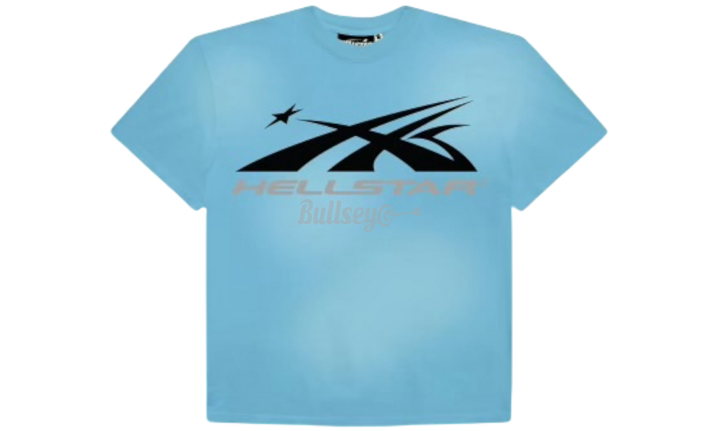 Hellstar Blue Sports Core Logo Gel T-Shirt