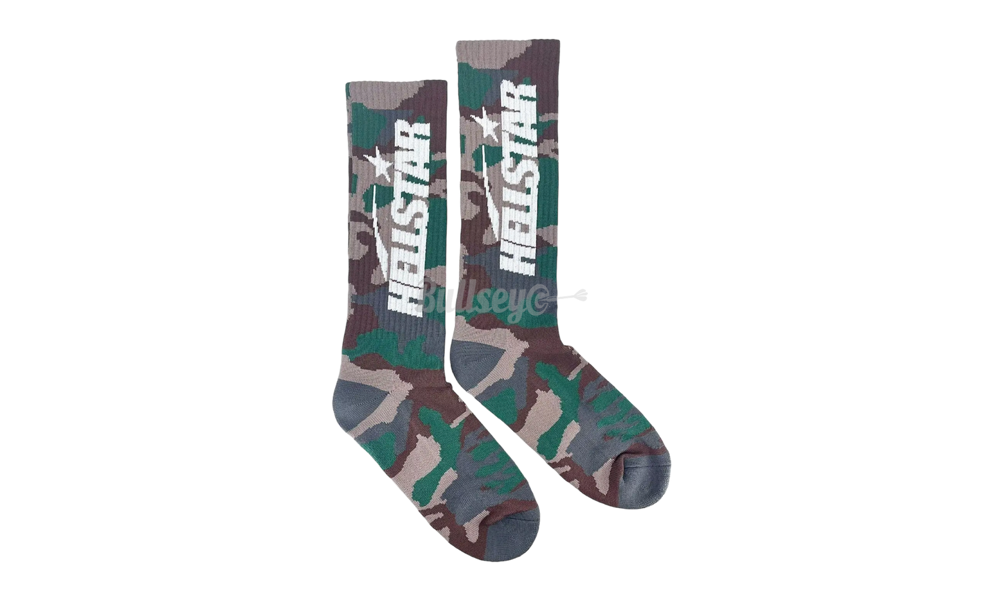 Hellstar Brown Camo Socks-Bullseye Sneaker Boutique