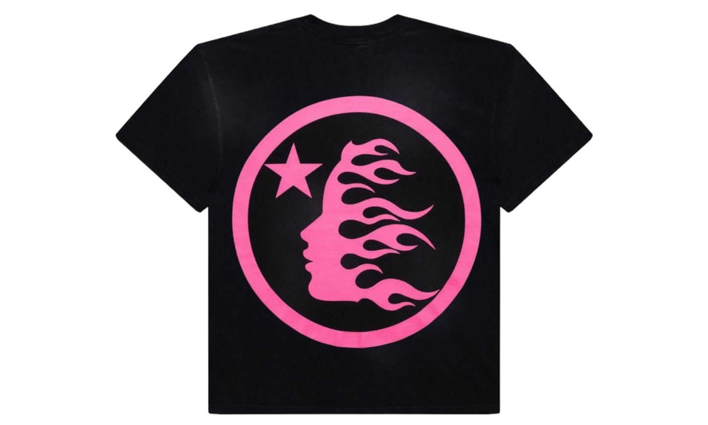 Hellstar Classic T-Shirt (Regular Logo) Black/Pink