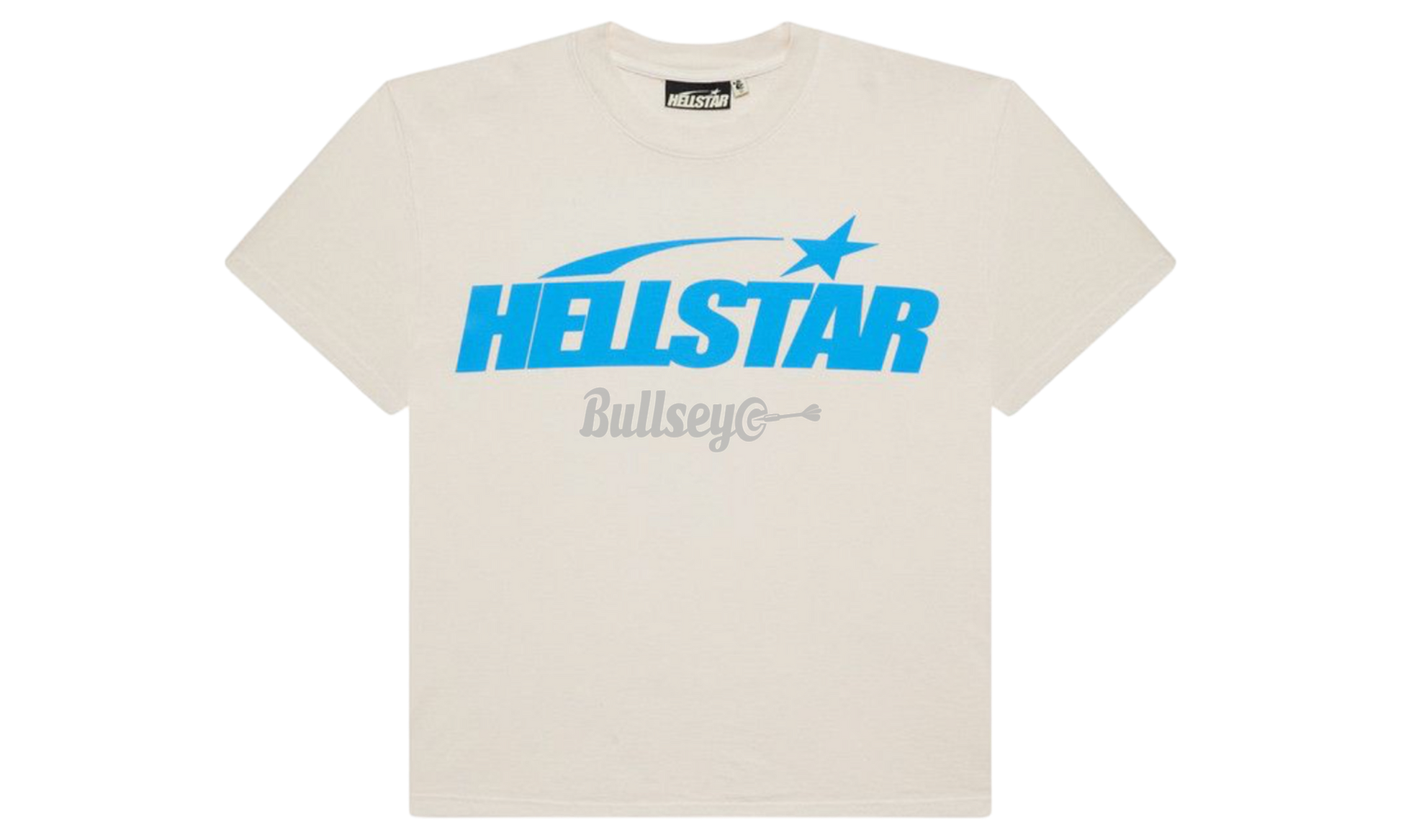 Hellstar Classic T-Shirt (Regular Logo) White/Blue-Bullseye Sneaker Boutique